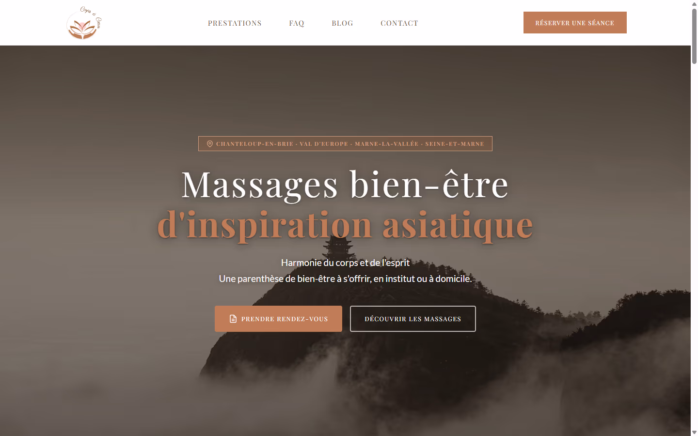 Corps à Cœur, massages bien-être à Chanteloup-en-Brie