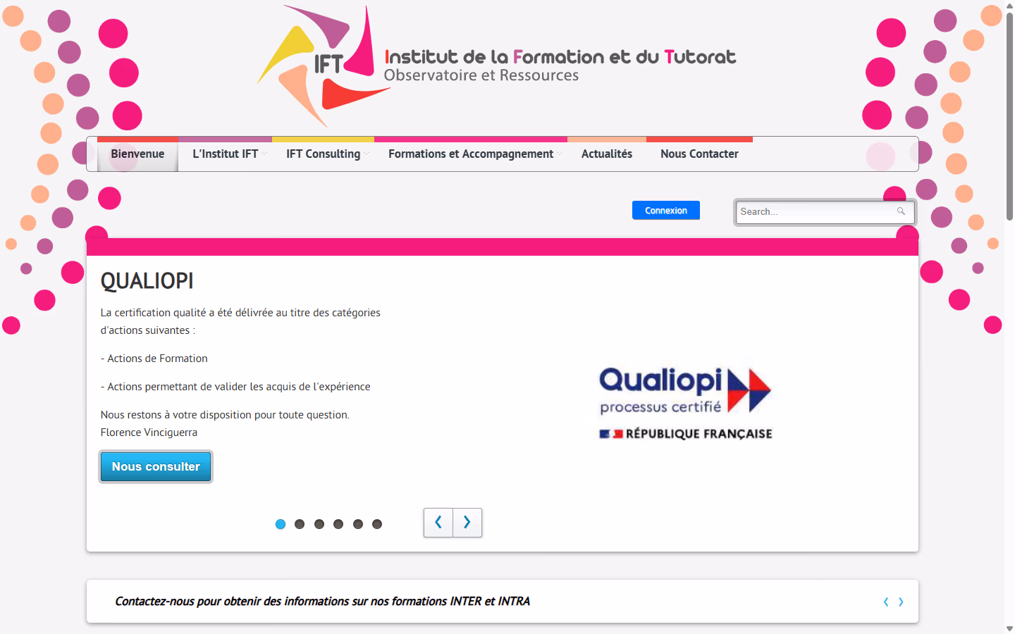 Institut de la Formation et du Tutorat, un organisme de formation de Seine-et-Marne