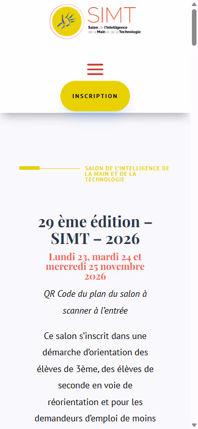 Capture de simtidf.fr sur téléphone
